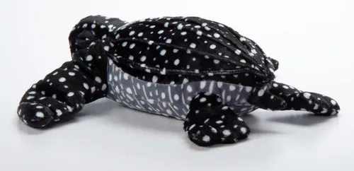 Vista 9 de The Petting Zoo Leatherback - Peluche de tortuga marina, regalos para niños, animales salvajes del océano Onez, juguete de peluche de tortuga marina