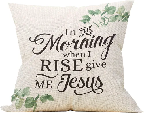 Vista 7 de Mancheng-zi Fundas de almohada Faith Hope Love de 18 x 18 pulgadas, regalos de versículos bíblicos, regalos inspiradores para mujeres cristianas