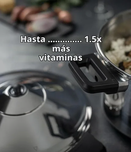 Vista 7 de Kuhn Rikon Duromatic Olla de presión estilo familiar, 5.3 cuartos de galón, Stainless