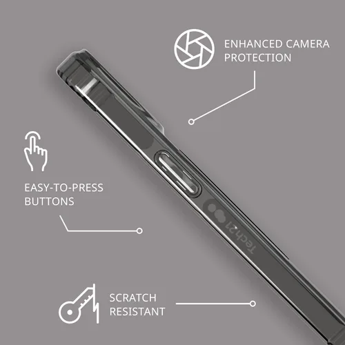 Vista 5 de tech21 Funda para iPhone 14 Evo Tint compatible con MagSafe®, absorbente de golpes y resistente a los arañazos con protección contra caídas de 12