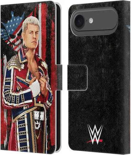 Vista 81 de Head Case Designs Funda con licencia oficial de la WWE American Nightmare Flag Cody Rhodes compatible con Apple iPhone 11