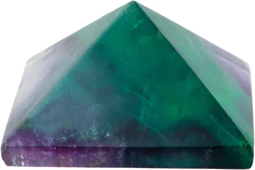 Vista 11 de SUNYIK Pirámide de piedra natural, generador de energía de punto de cristal curativo Reiki, decoración metafísica de cuarzo amatista, 1-1 1/8