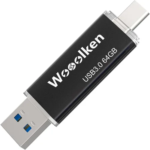 Vista 18 de Unidad flash USB C de 8 GB, paquete de 10 unidades flash Wooolken tipo C + USB 2.0 Thumb Drive OTG Memory Stick compatible con iPhone 16/15