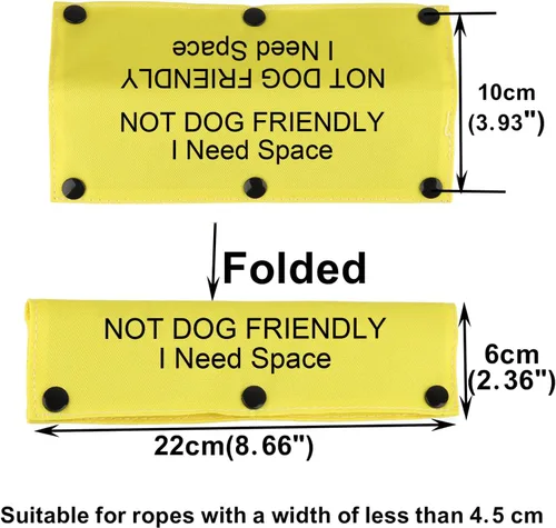Vista 6 de Divertida funda para correa para perro, no apta para perros, alerta colgante, parche de identificación, regalo de cumpleaños para mascotas