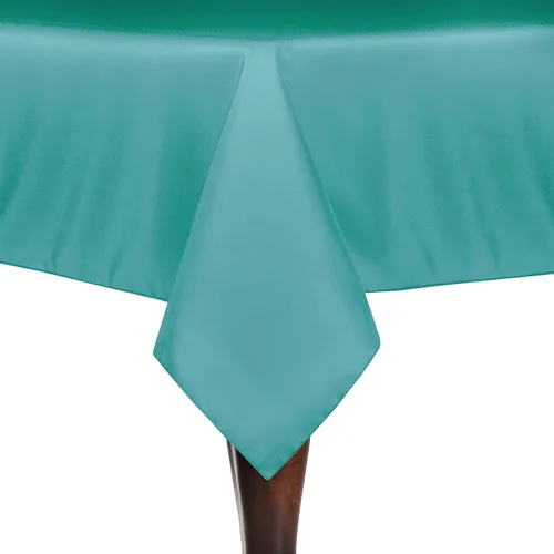 Vista 44 de ULTIMATE TEXTILE Mantel cuadrado de lino de poliéster de 52 x 52 pulgadas, color verde salvia