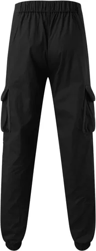 Vista 7 de Pantalones de trabajo impermeables para hombre, pantalones cargo vintage para hombre, pantalones de trabajo grandes y altos, pantalones deportivos