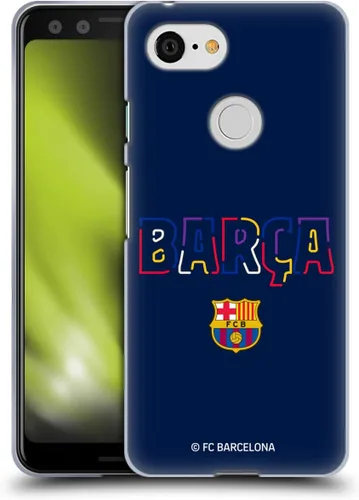 Vista 13 de Head Case Designs Funda de gel con licencia oficial del FC Barcelona Barca Crest Graphics [protección de grado militar] compatible con Google Pixel 3