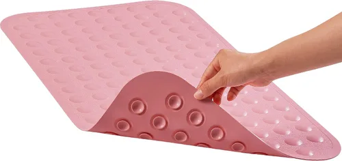 Vista 7 de Yanzifly Alfombra de Bañera Antideslizante Tapete de Baño para Bañera de Silicona Suave Alfombra de Bañera Antideslizante Tapetes de Ducha