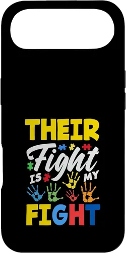 Vista 27 de Their Fight is My Fight Autism Awareness Case for iPhone 17