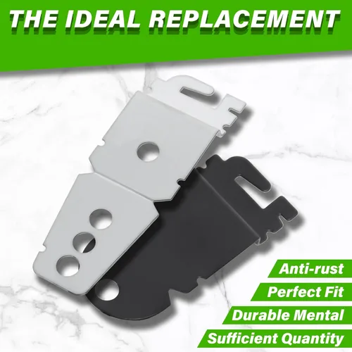 Vista 2 de 8212560 y 8269145 - Clips de montaje para lavavajillas Whirlpool Kenmore KitchenAid con tornillos
