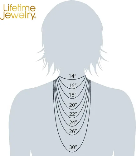 Vista 6 de LIFETIME JEWELRY 2mm Gold Rope Chain for Men & Women 24k Real Gold Plated Diamond Cut Gold Necklace for Women & Necklace for Men 14 to 36 Inch