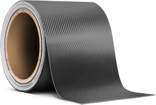 Vista 8 de VViViD Rollo de cinta adhesiva de vinilo de liberación de aire de carbono gris oscuro (1 pulgada x 20 pies)