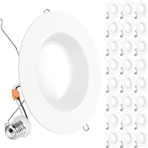 Vista 10 de Sunco - Paquete de 48 luces LED empotrables de 4 pulgadas, iluminación de lata, 660 LM, 11 W (equivalente a 40 W), CCT seleccionable