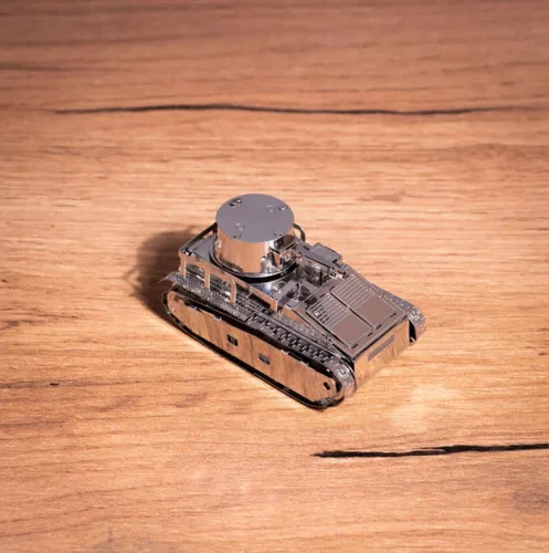 Vista 5 de METAL-TIME Modelo LEICHTTRAKTOR VS.KFZ.31, rompecabezas 3D para adultos o adolescentes, kit de modelo de rompecabezas de metal DIY, rompecabezas