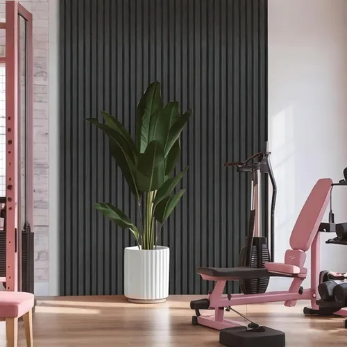Vista 5 de 4 rollos de paneles de pared de láminas de PVC para despegar y pegar, panel de papel tapiz de grano de madera sintética grueso autoadhesivo de 4 x