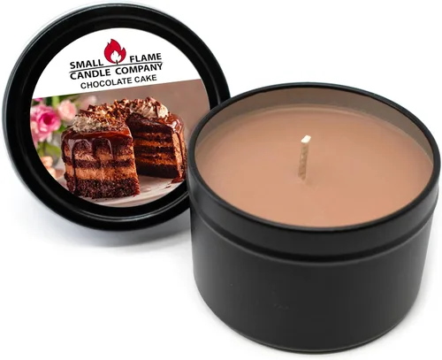 Vista 14 de Vela de soja de coco natural hecha a mano de Small Flame Candle Company (frambuesa y vainilla negra)