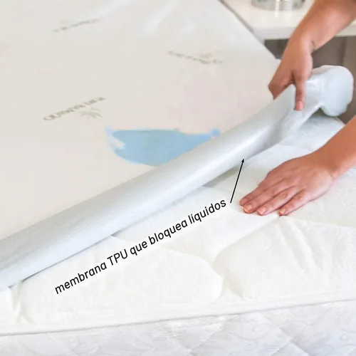 Vista 8 de Protector de colchón Twin de PURE BAMBOO, impermeable - viscosa derivada de bambú, transpirable, funda de colchón silenciosa que protege contra