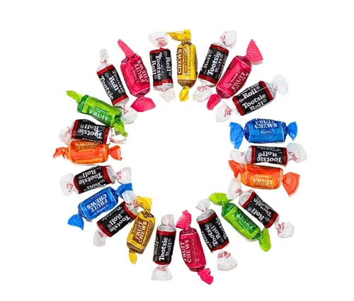 Vista 4 de Queen City Candy Cave - Mini masticables con sabor a granel, envueltos individualmente de sabores surtidos Midgee Fruit Chews (1 libra)