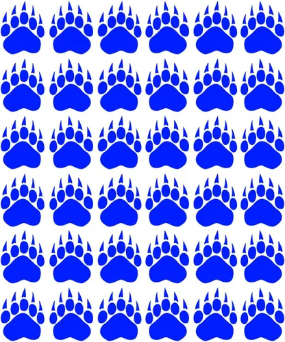 Vista 12 de VWAQ Calcomanías de suelo con estampado de huellas de oso, calcomanías de pared para despegar y pegar, 36 unidades (negro)