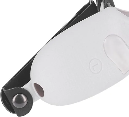 Vista 8 de Dilwe 2 fundas de agarre para controlador táctil, protector de silicona con correas para nudillos para Meta Quest Pro (gris)