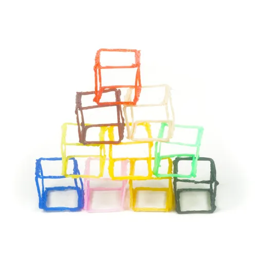 Vista 4 de MYNT3D - Paquete de repuesto de filamento para pluma 3D de ABS (10 colores, 3m cada uno)