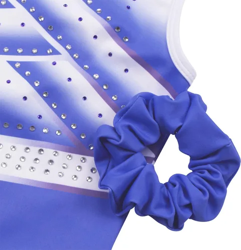 Vista 82 de MODAFANS Leotardos de gimnasia para niñas brillantes para bailar ballet, pantalones cortos con espalda cruzada