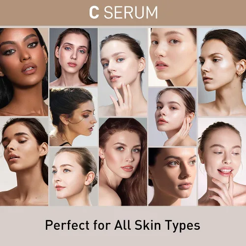 Vista 7 de Aiwei Set de suero facial - Incluye vitamina C, retinol y ácido hialurónico - Mejora la textura de la piel, brillo e hidratación - Sueros faciales