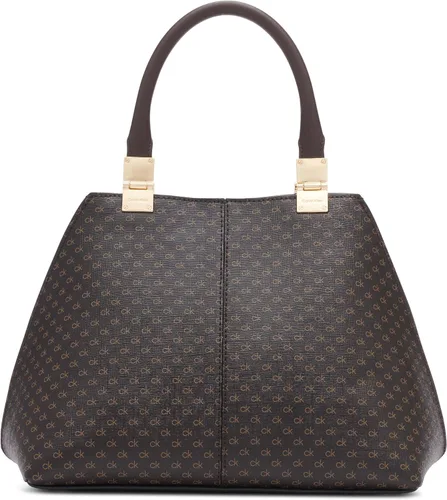 Vista 2 de Calvin Klein Bolso geométrico de granito, MarrónCaquiNegro