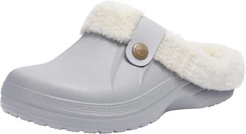 Vista 11 de Beslip - Zuecos clásicos forrados de piel, impermeables, para invierno, para mujeres y hombres, para interiores y exteriores