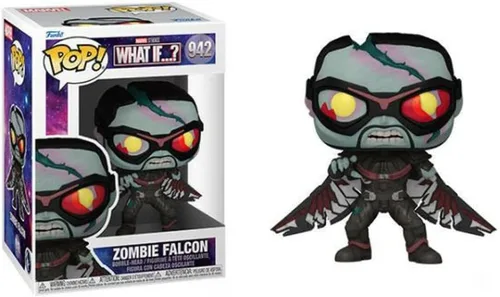 Vista 7 de POP Marvel: What If Zombie Falcon Funko POP Figura de vinilo (con funda protectora compatible con POP Box), multicolor, 3.75 pulgadas