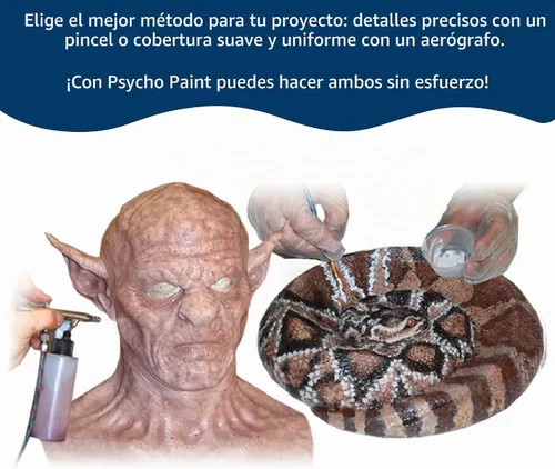 Vista 6 de Psycho Paint - Base de pintura de silicona platino - Kit de 8 onzas
