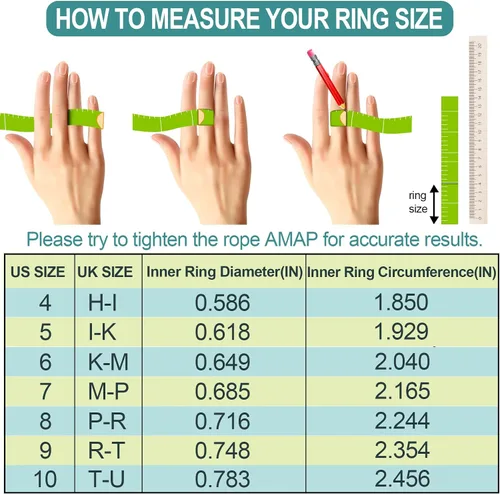 Vista 5 de MYSTCODE Moissanite Rings for Women Moissanite Wedding Band Moissanite Solitaire Engagement Ring Infinity Ring 925 Sterling Silver Rings Promise