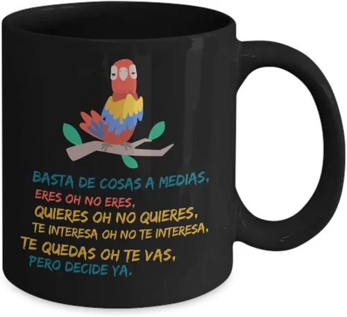 Vista 2 de Regalo para novio Taza de café para novia Perfecto regalo para graduados, profesionales y estudiantes Vaso con afirmaciones positivas, Negro