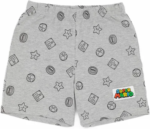 Vista 4 de SUPER MARIO Nintendo Pyjamas - Pijama corto para niños Luigi azul o rojo