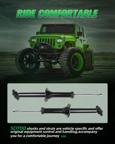 Vista 6 de SCITOO - Amortiguador trasero para Dodge se adapta a 2007-2009 para Chrysler Aspen, 2004-2009 para Dodge para amortiguadores Durango KG4159 Struts