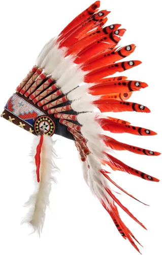 Vista 35 de Novum Crafts Tocado de plumas Inspirado en indios nativos americanos Elige