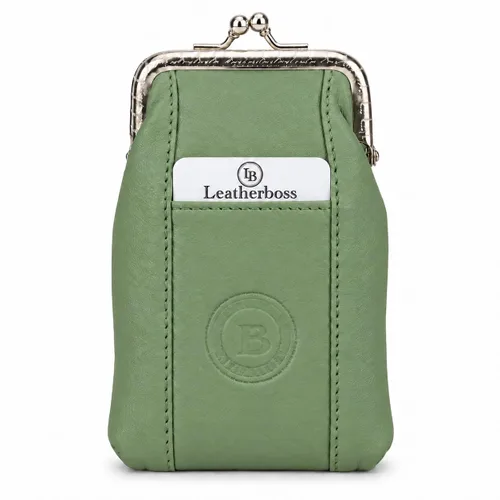 Vista 21 de Funda para cajetilla de cigarrillos de cuero con bolsillo para mechero, regular o 100 unidades, de Leatherboss (negro)