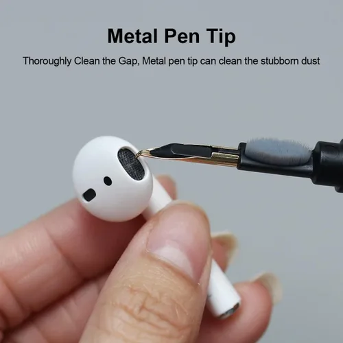 Vista 5 de Bolígrafo de limpieza Hagibis para Airpods Pro 1 2, kit de limpieza multifunción, cepillo suave para estuche de auriculares Bluetooth, herramientas