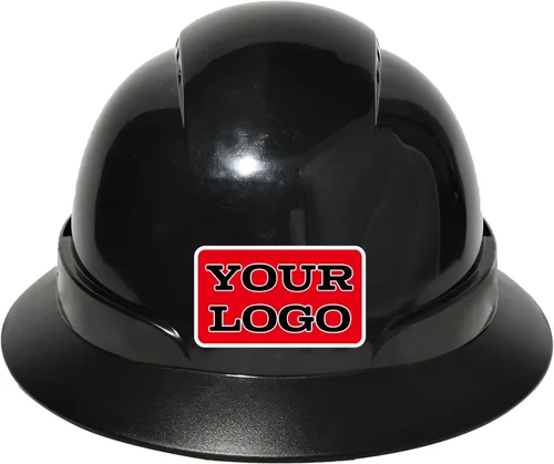 Vista 21 de Casco de trabajo de construcción personalizado Casco de seguridad con suspensión de trinquete de 6 puntos con ventilación