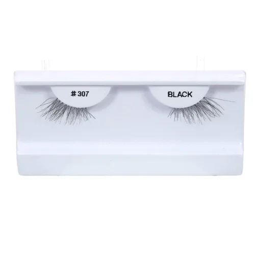 Vista 14 de 100 pares de pestañas postizas 100% cabello humano negro natural #412