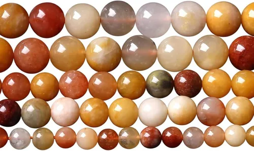 Vista 56 de 45 Cuentas de Piedra Natural de 5⁄16 Pulgadas (8 mm) con Cuentas de Amazonita Azul para Hacer Joyería AAA Redondas Cuentas Sueltas Piedras
