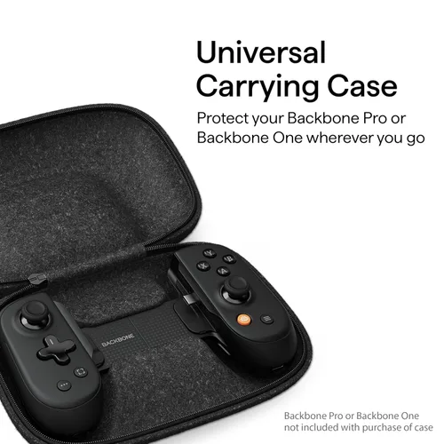Vista 2 de BACKBONE Funda universal para controlador Funda ligera y duradera con almacenamiento listo para viajar para tu BACKBONE Pro y One Gaming Controller