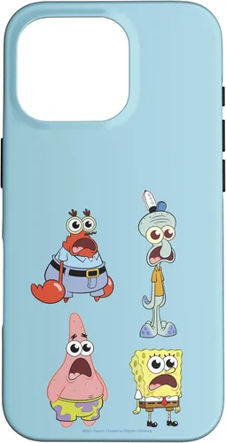 Vista 20 de Spongebob Squarepants Carcasa para iPhone 17 de Group Shot Stare