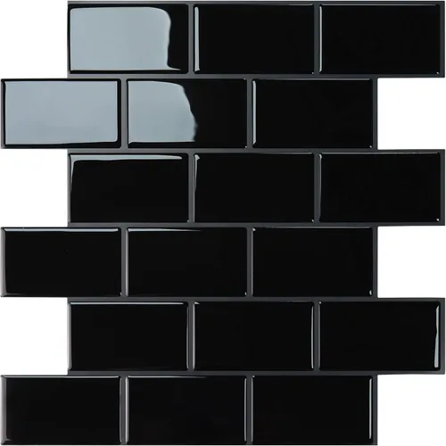 Vista 11 de STICKGOO - Azulejos de metro blancos para despegar y pegar, azulejos adhesivos para cocina (paquete de 1, diseño más grueso)