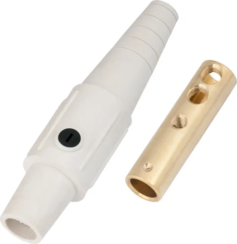 Vista 12 de Marinco CLS20FB-A CLS tipo Cam, serie 16 en línea, conector de un solo pin, 400 amperios, 600 voltios, #2-2/0 AWG, hembra - negro (A)
