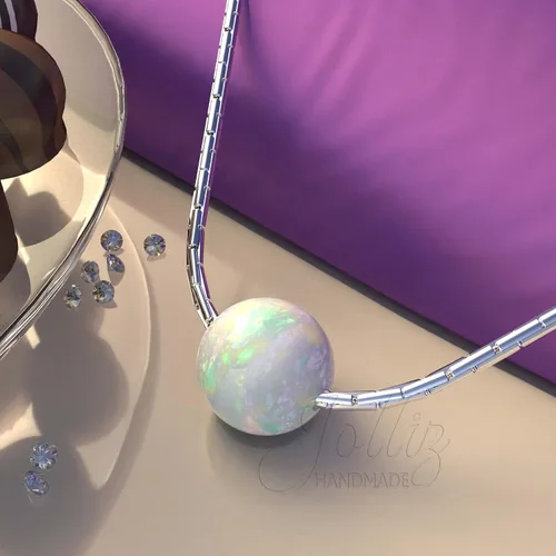 Vista 3 de Necklace With Opal