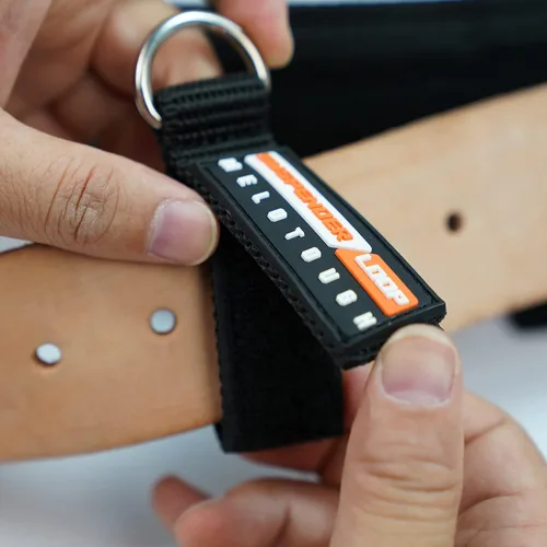 Vista 5 de MELOTOUGH Correas para cinturón de alta resistencia para conectores de tirantes, paquete de 4, Negro Se adapta a conectores de correa de 2.-2.25