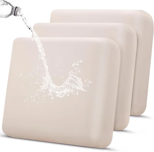 Vista 16 de YISUN - Funda de cojín de cuero PU para sofá, fundas de cojín elásticas impermeables para sofá, fundas de asiento de silla de RV de cuero sintético