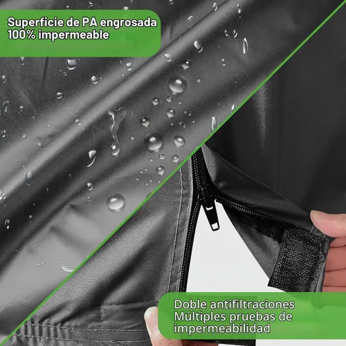 Vista 7 de 10L0L Funda para carrito de golf 650D para 2/4/6 pasajeros EZGO Club Car Negro