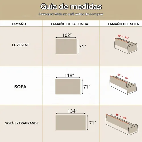 Vista 6 de MEETSKY Funda de sofá para sofá de cojines, protector de muebles de sofá, fundas de sofá de chenilla, fundas de sofá seccional para mascotas, funda